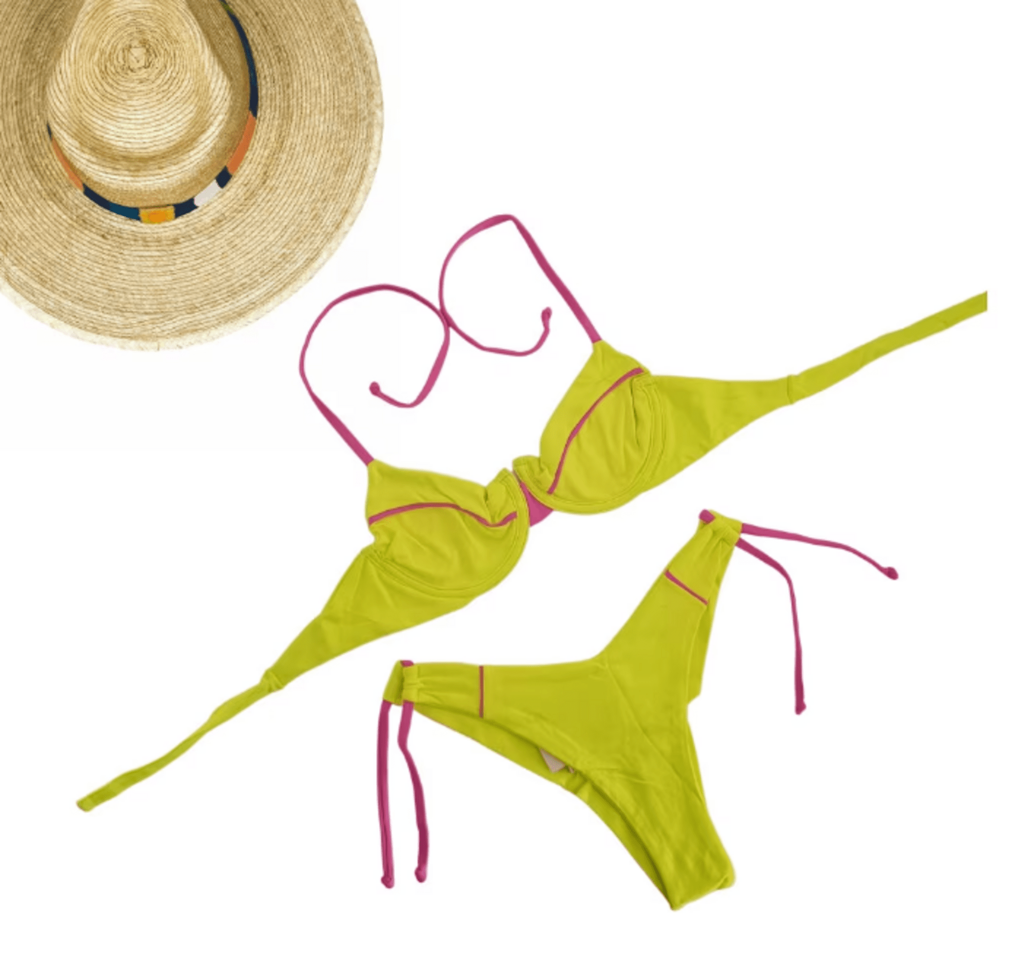 Bikini Brasileño Amarillo - 2