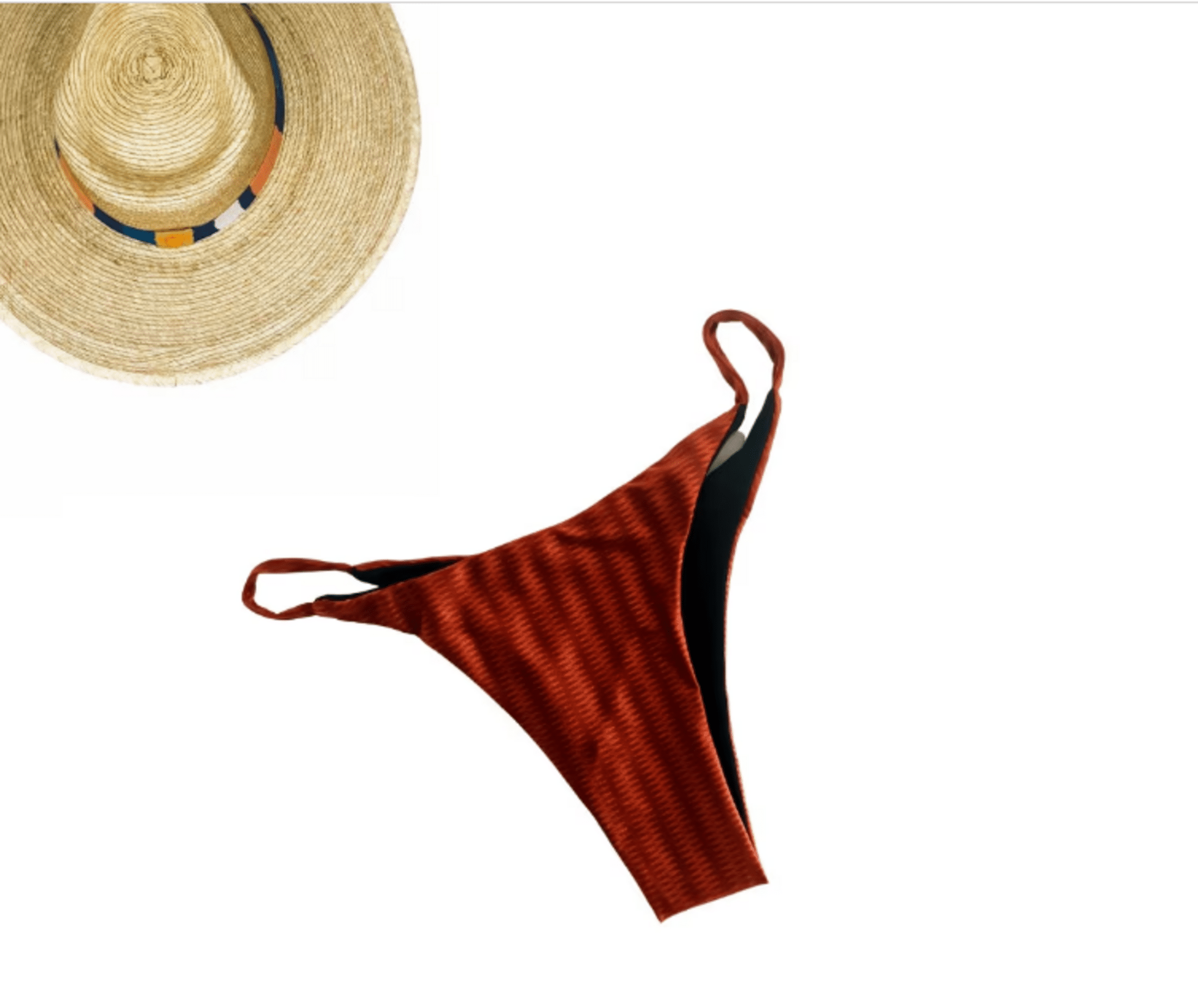 Bikini Marrón Satinado - Envío Gratis - 3